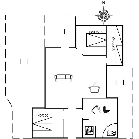 Shalin - 1-4km To The Fjord By Interhome * Hemmet
